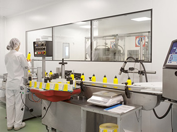 Instalaciones en sala blanca para farmacia - ELUR